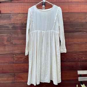 Vintage Long-Sleeve Dress